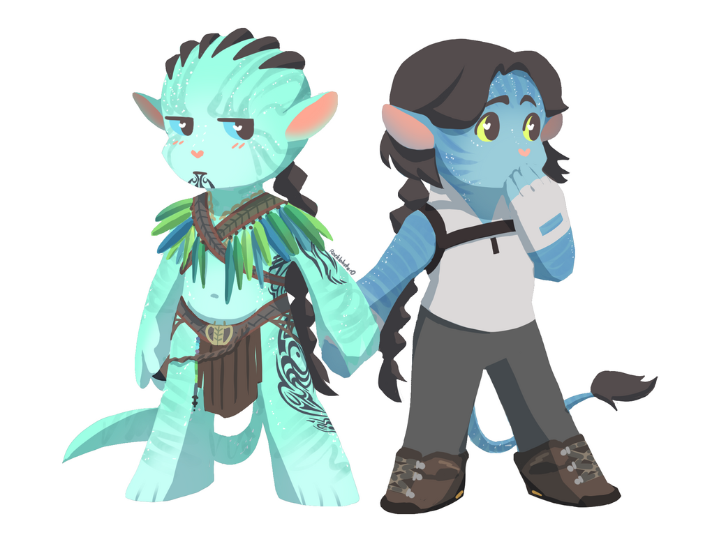 Chibi Bri and San'tos (@badtrigger); ©sunsetlobster