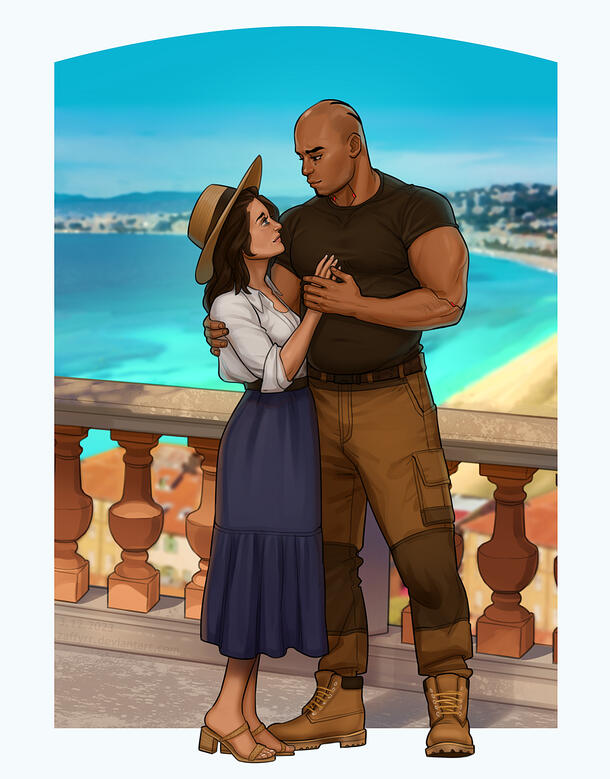 Brienne &amp; Santiago (@badtrigger) in Nice, France; ©zaffyrr